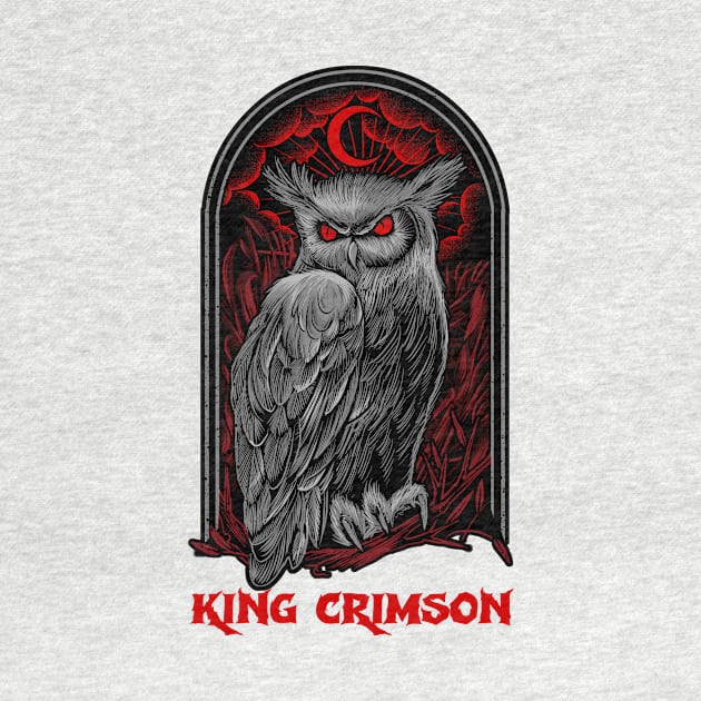 The Moon Owl King Crimson by Pantat Kering